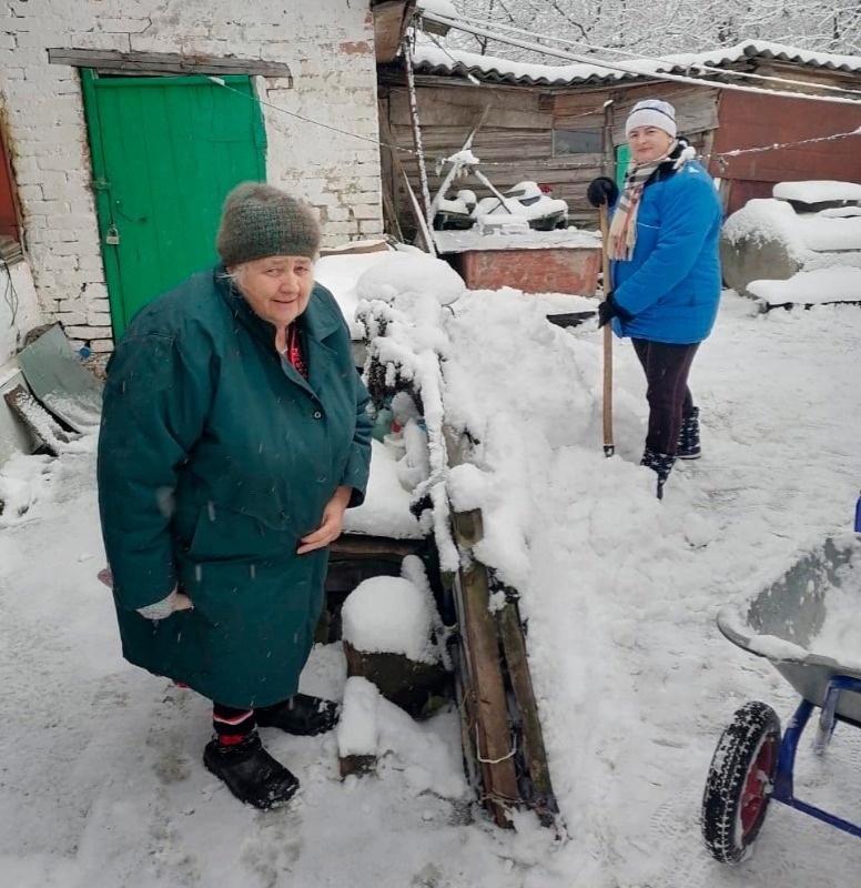 Соцработники Жердевского района присоединились к акции «Снежный десант».