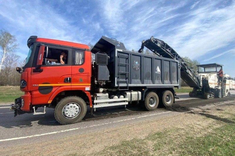 Дороги в Тамбовской области продолжают ремонтировать.