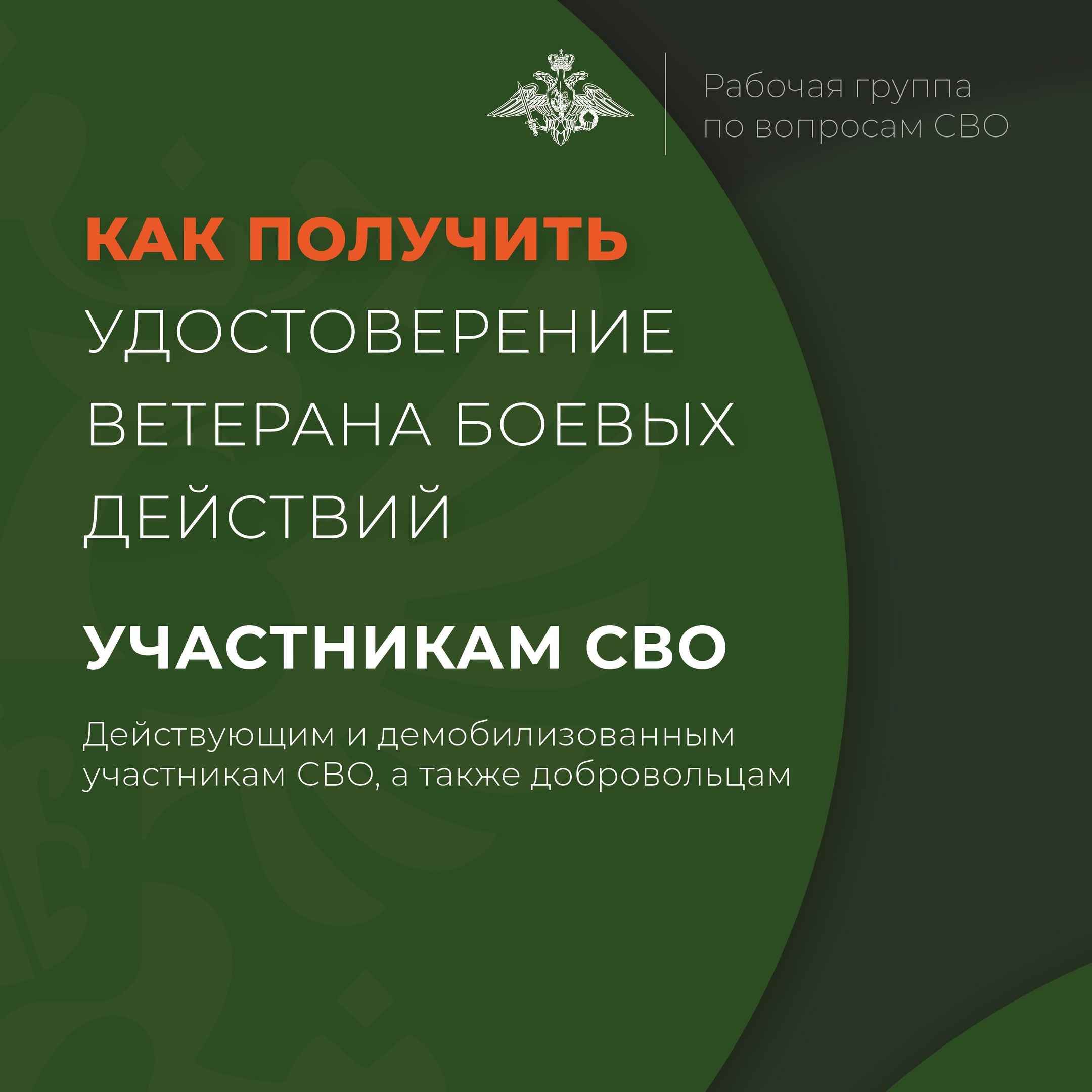 Удостоверение ветерана боевых действий могут оформить участники СВО: военнослужащие, мобилизованные, добровольцы..