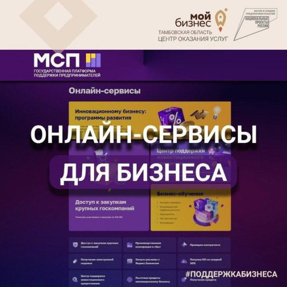 Более 1,5 тысячи предпринимателей Тамбовской области зарегистрировались на цифровой платформе МСП. Более 1,5 тысячи предпринимателей Тамбовской области зарегистрировались на цифровой платформе МСП.