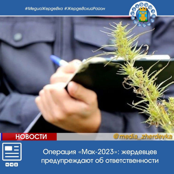 Операция «Мак-2023»: жердевцев предупреждают об ответственности. Операция «Мак-2023»: жердевцев предупреждают об ответственности.